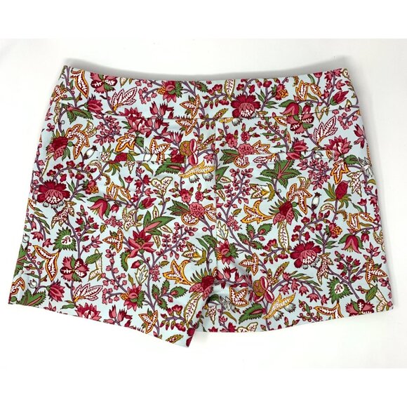 Ann Taylor LOFT Pink Preppy Chino Style Women's Riveria Jungle Shorts Size 6 - Picture 2 of 7